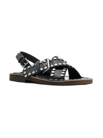 prada sandals new collection|prada studded pony skin sandals.